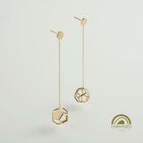 Fairmined On a Roll Dodecahedron Earrings