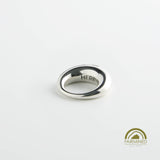 minrl aura ring fairmined silver