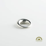 minrl aura ring fairmined silver