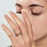 minrl fibonacci ring set worn