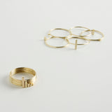 minrl fibonacci ring set gold