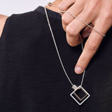 Geometric Toys Squares Necklace
