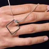 Geometric Toys Squares Necklace