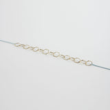 minrl hexagons air necklace gold