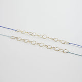 minrl hexagons air necklaces gold