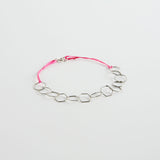 minrl hexagons light bracelet silver