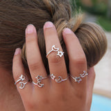 minrl my first ring moon star silver worn