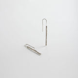 minrl paperchain earrings silver