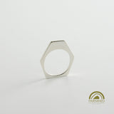 minrl random polygons rings hexagons fairmined silver 01