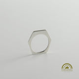 minrl random polygons rings hexagons fairmined silver 03