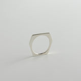 minrl random polygons rings hexagons silver 05