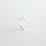 minrl random polygons rings hexagons silver 3 03