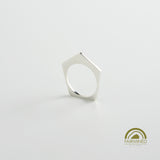 minrl random polygons rings pentagons fairmined silver 01