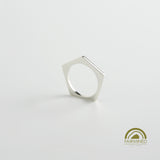 minrl random polygons rings pentagons fairmined silver 03