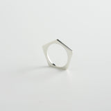 minrl random polygons rings pentagons silver 04