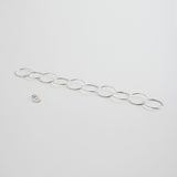 minrl rings bracelet silver
