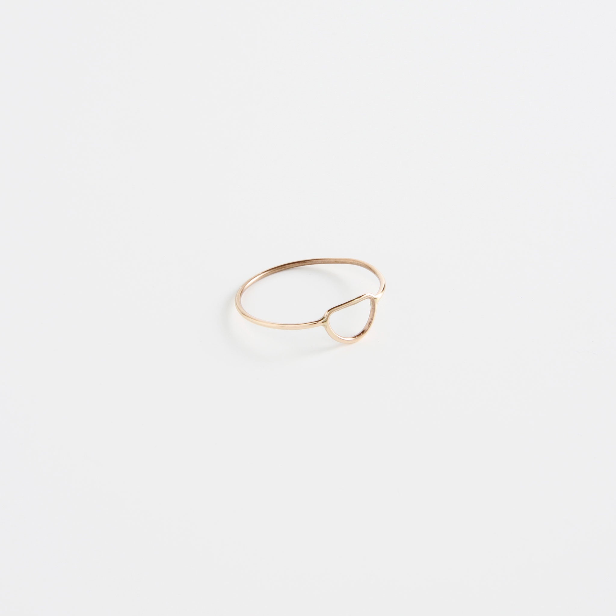 Shapes Ring Waning Moon | minrl jewels