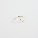 minrl shapes rings yellow gold newmoon