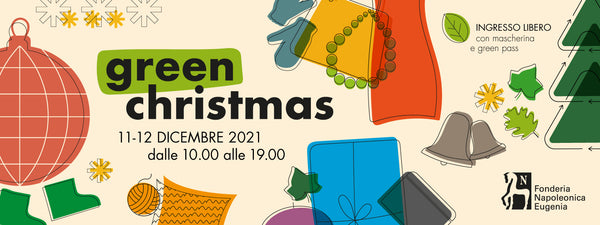 Green Christmas banner