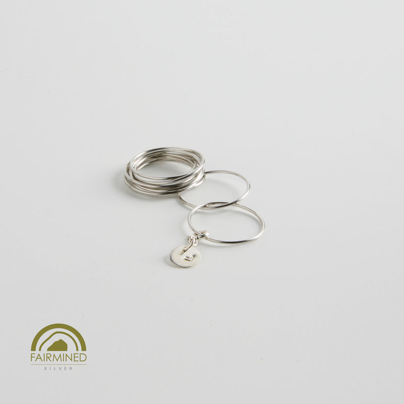 minrl rings bracelet fairmined silver