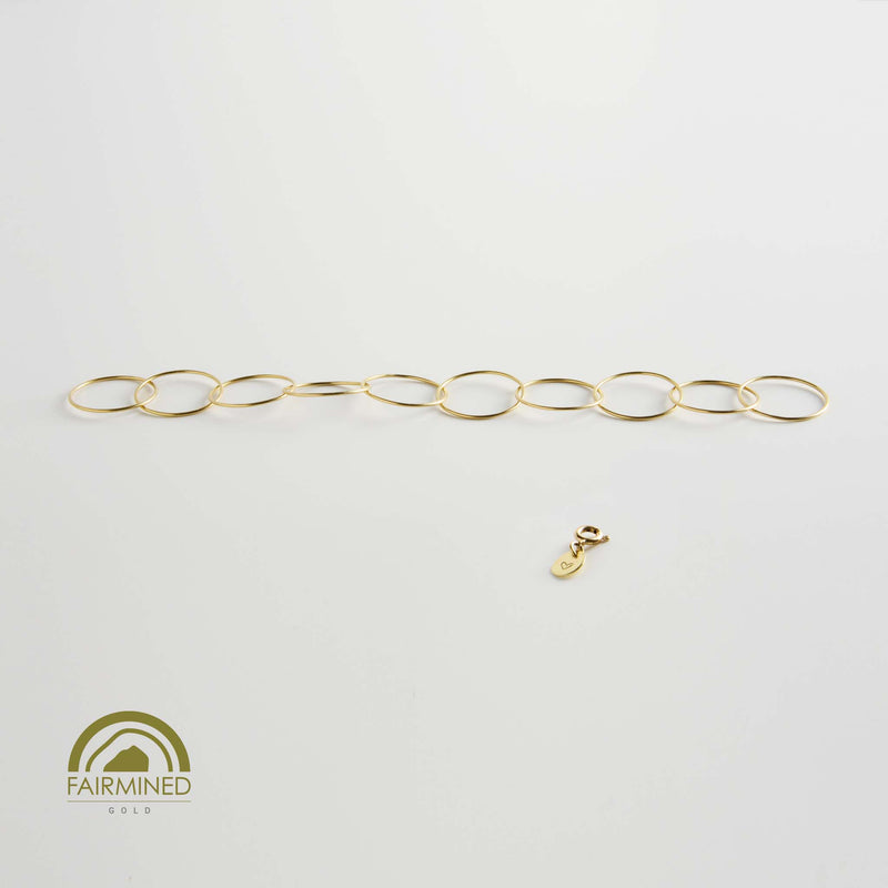 minrl rings bracelet fairmined yellow gold