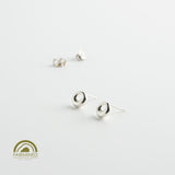 minrl aura earrings fairmined silver