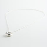 minrl aura large charm necklace silver