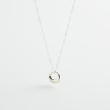 minrl aura necklace silver