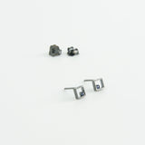 minrl geometric toys squares earrings black sapphire