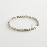 minrl loop in loop bracelet silver small
