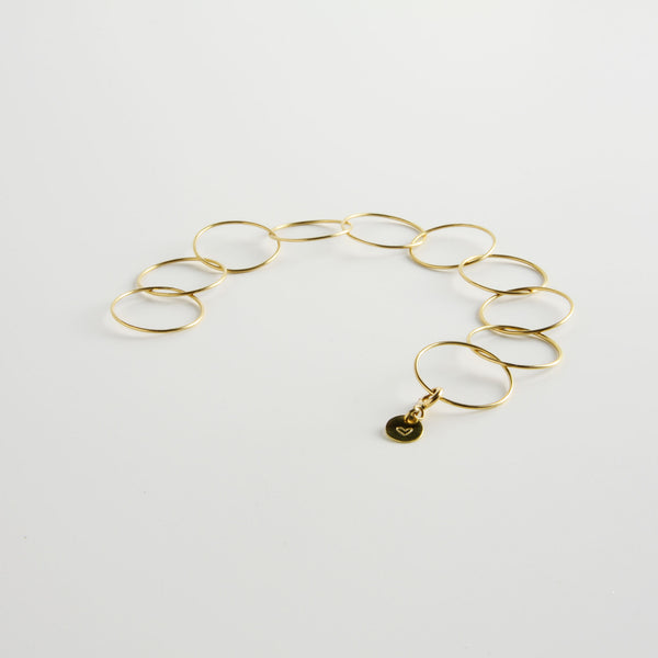 minrl rings bracelet yellow gold